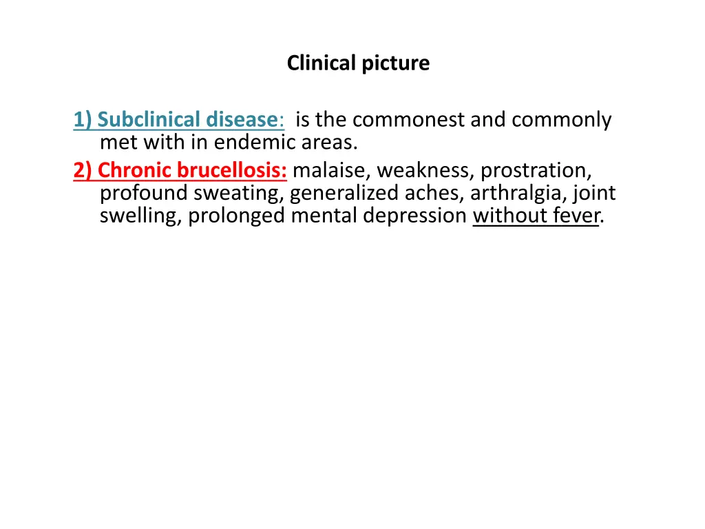 clinical picture