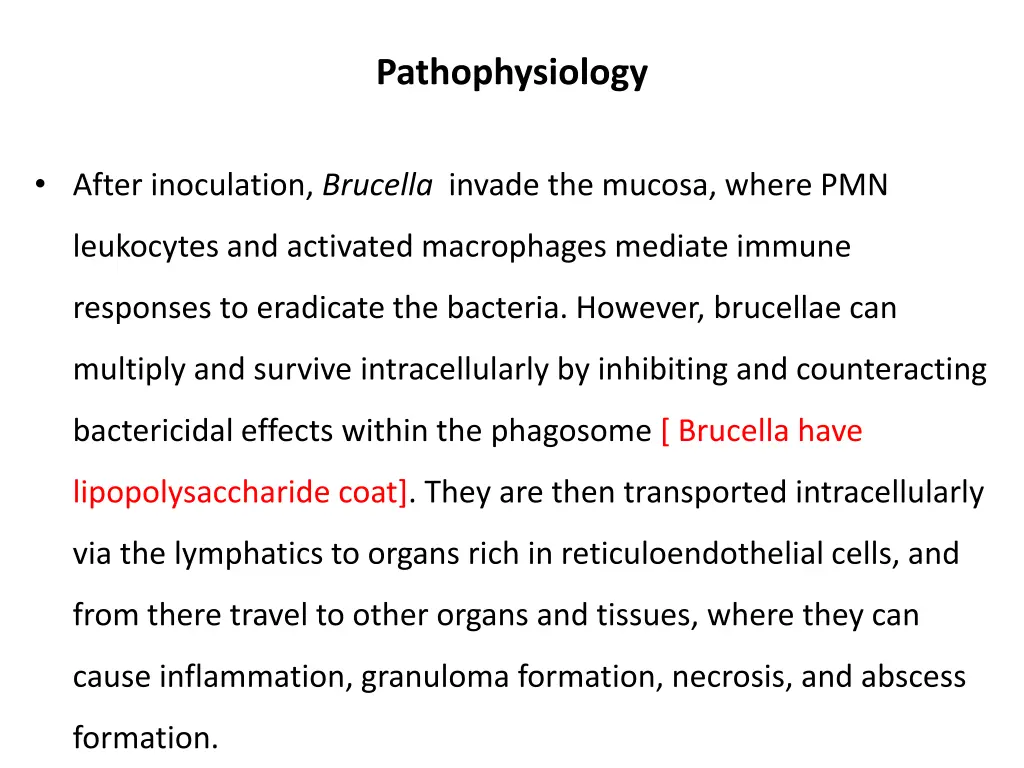 pathophysiology