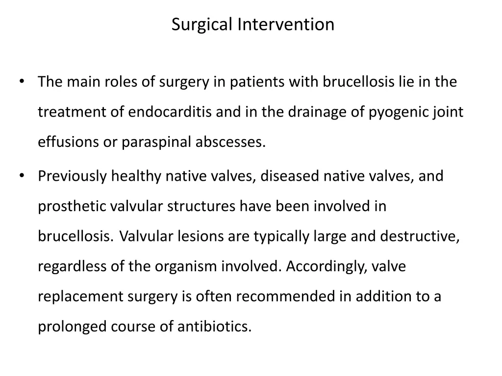 surgical intervention