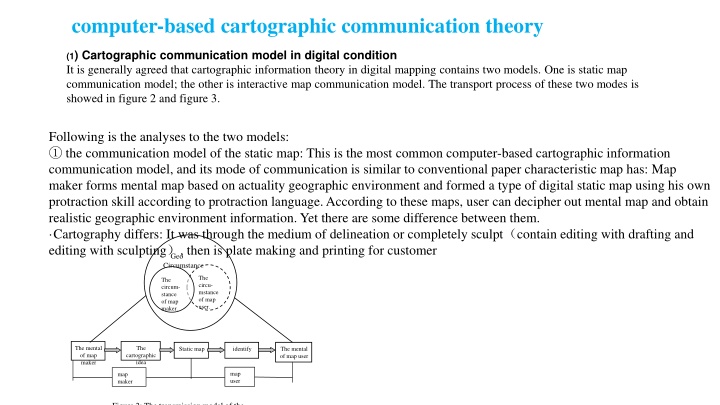 computer based cartographic communication theory