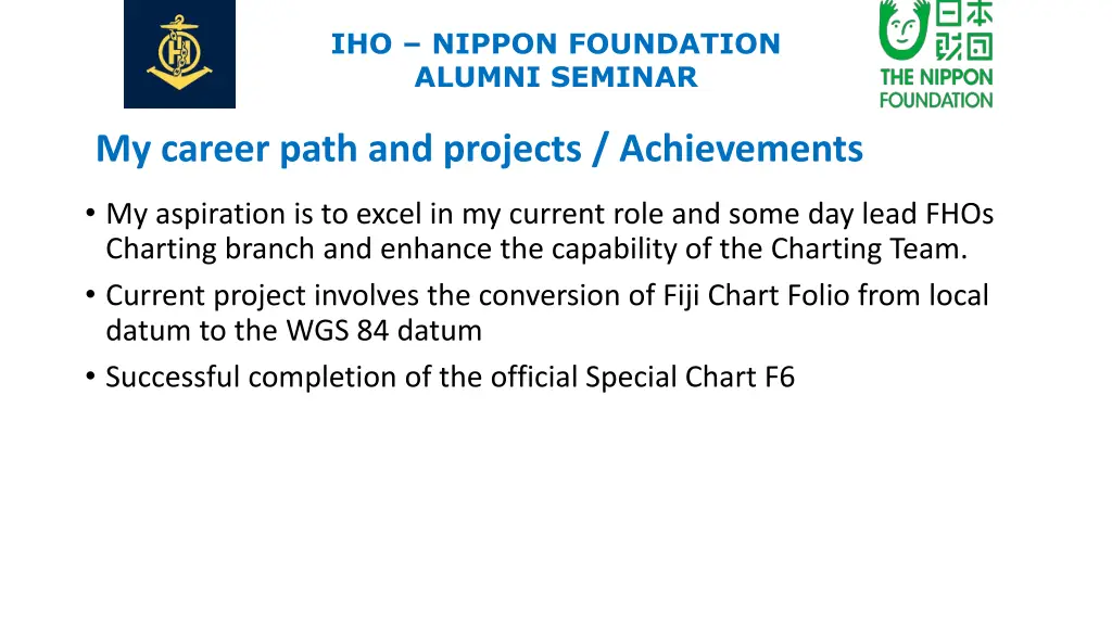 iho nippon foundation alumni seminar 2