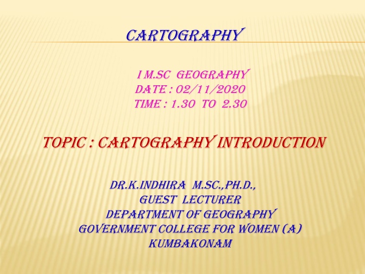 cartography