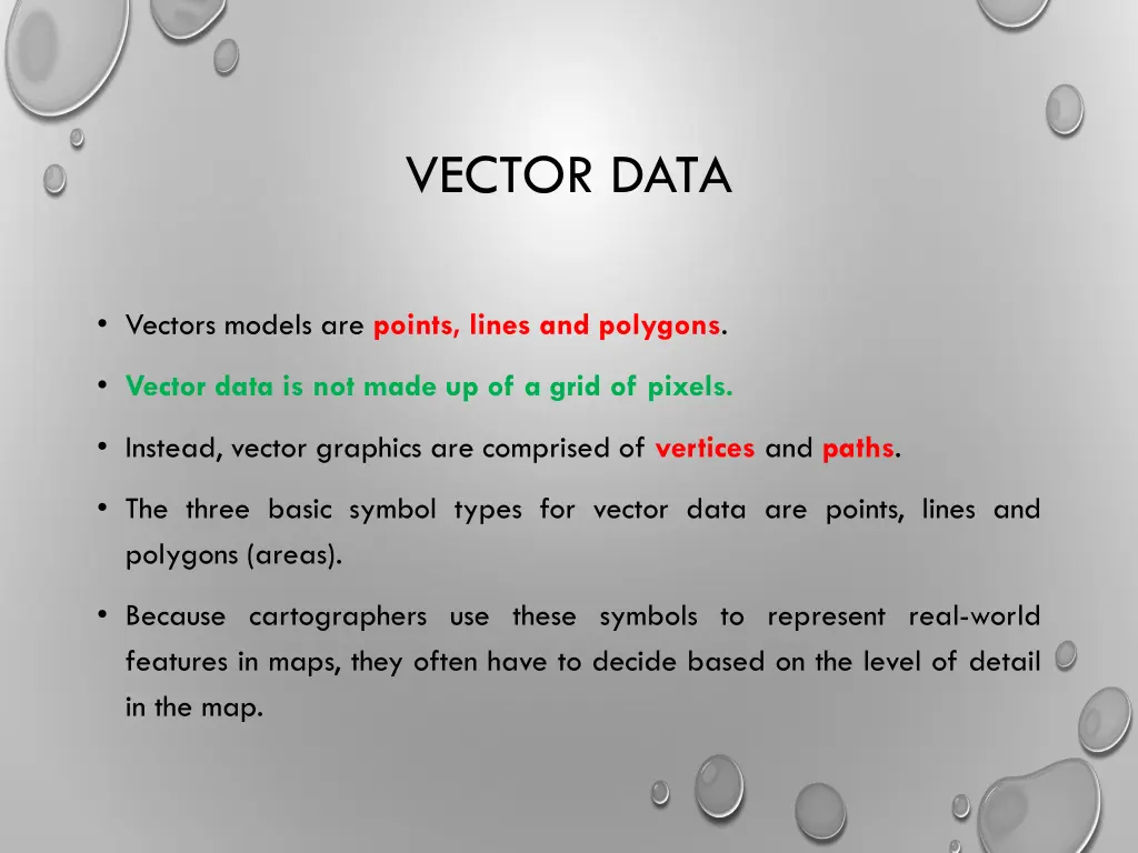 vector data