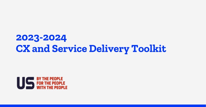 2023 2024 cx and service delivery toolkit