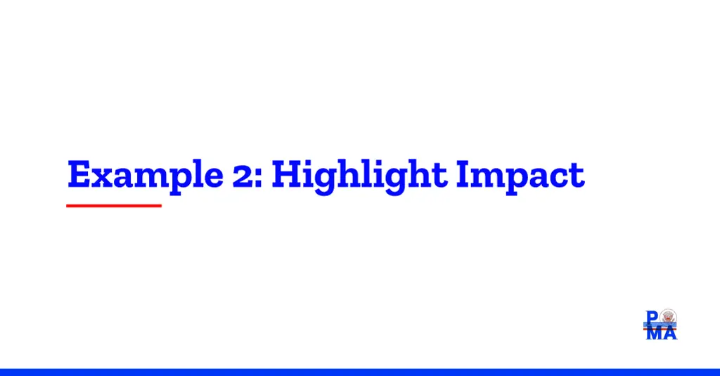 example 2 highlight impact