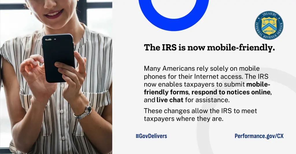 the irs is now mobile friendly