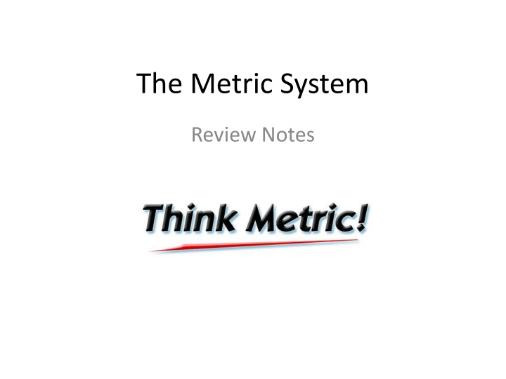 the metric system