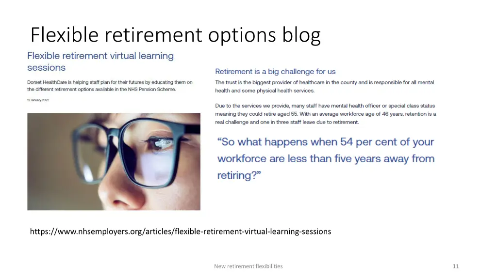 flexible retirement options blog