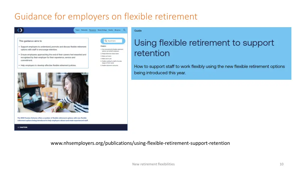 guidance for employers on flexible retirement