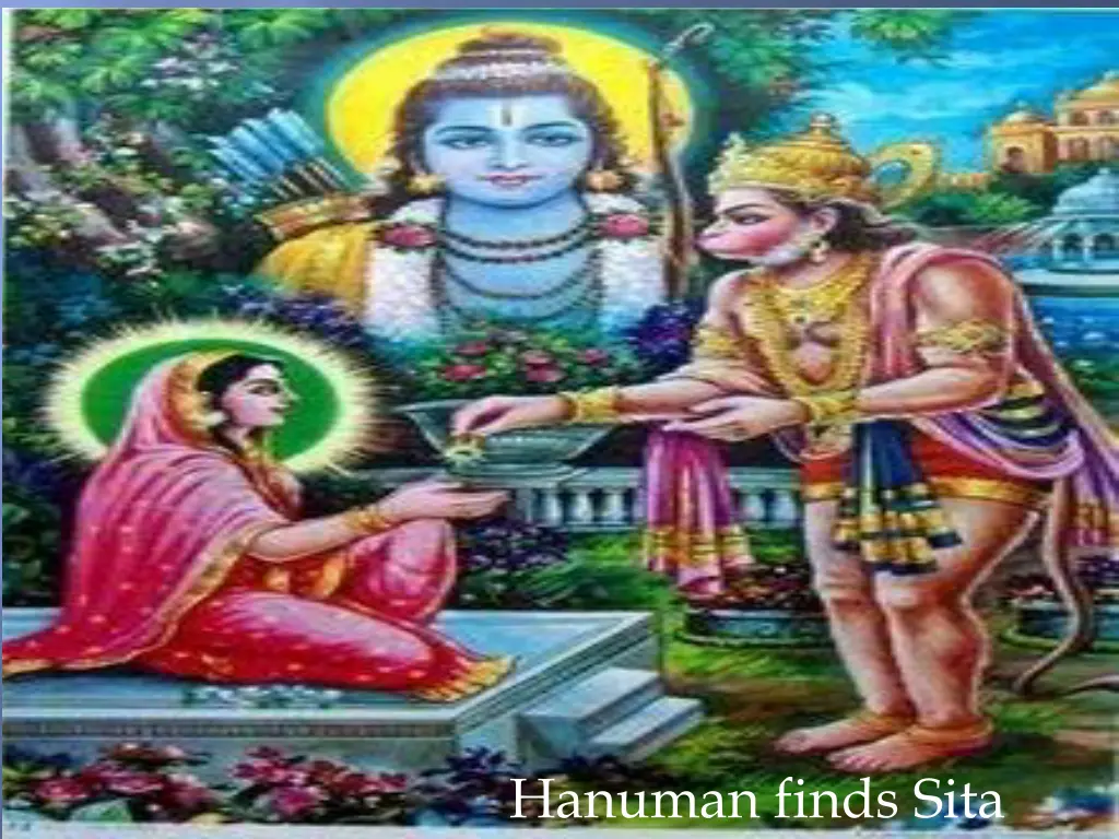 hanuman finds sita