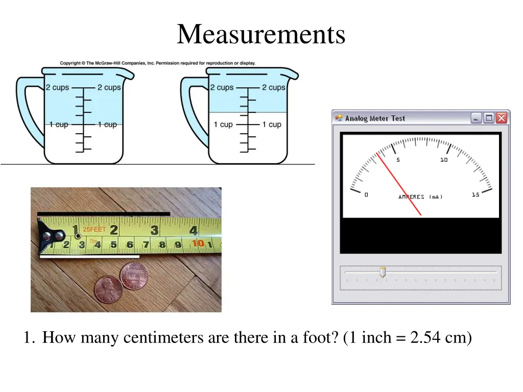 measurements