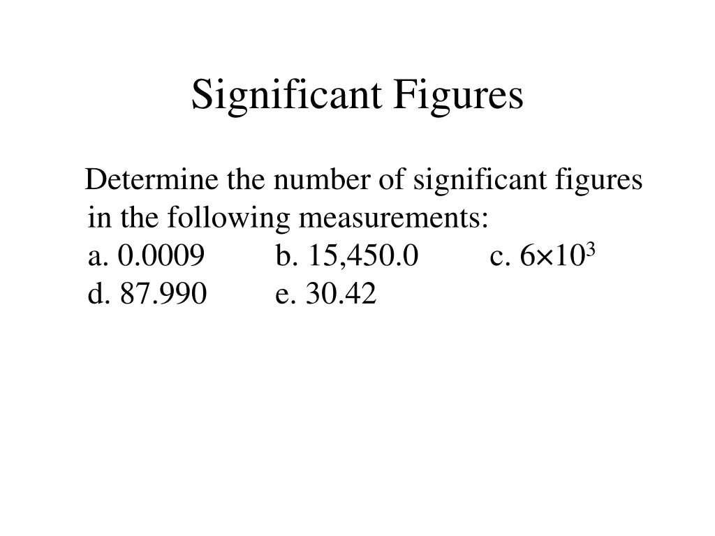 significant figures