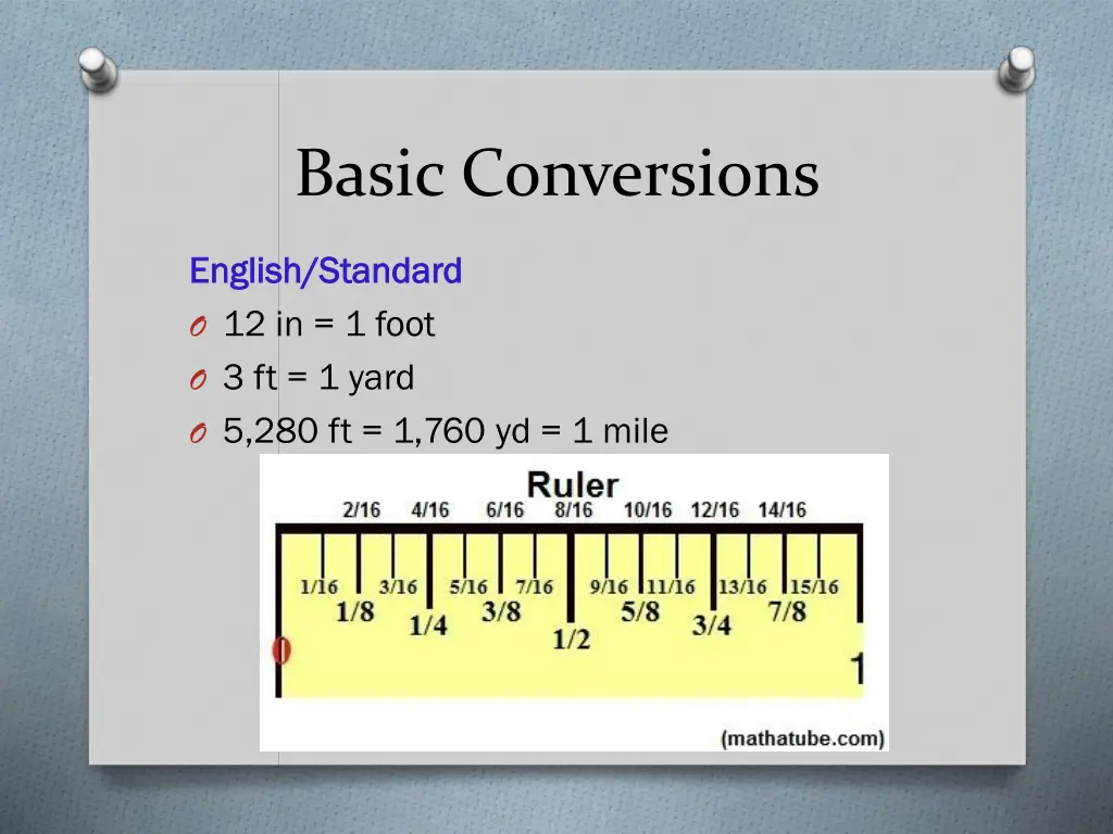 basic conversions 1