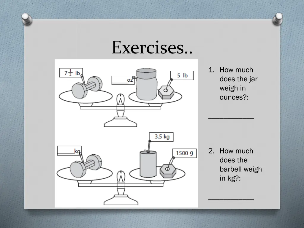 exercises 1