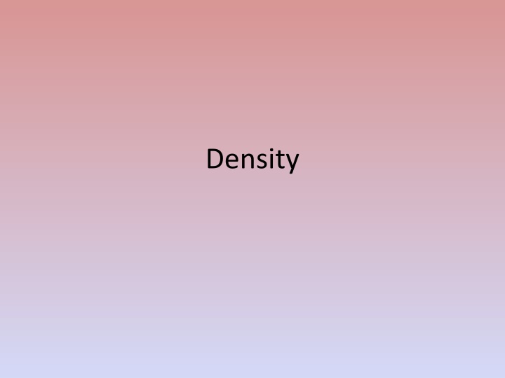 density