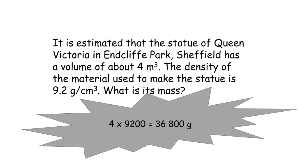 it is estimated that the statue of queen victoria