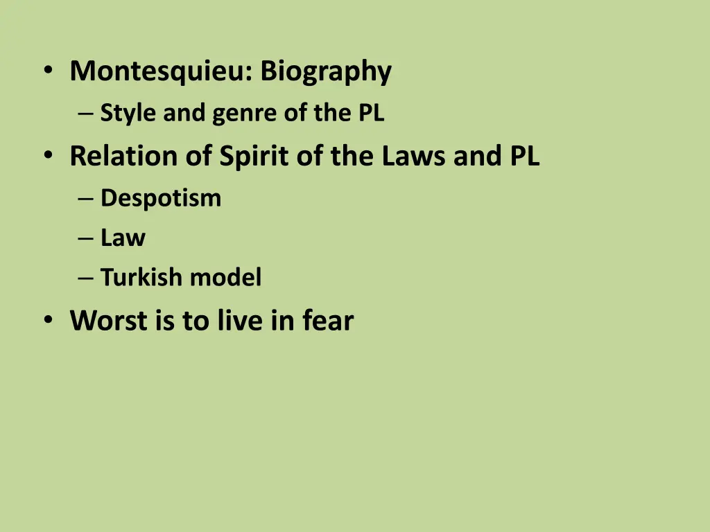 montesquieu biography style and genre