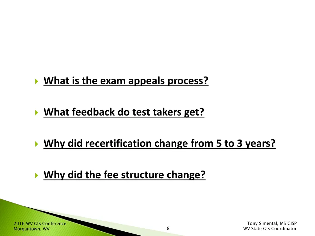 what is the exam appeals process