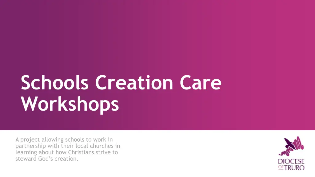 schools creation care workshops