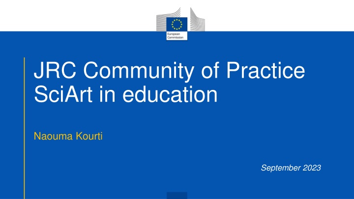 jrc community of practice sciart in education