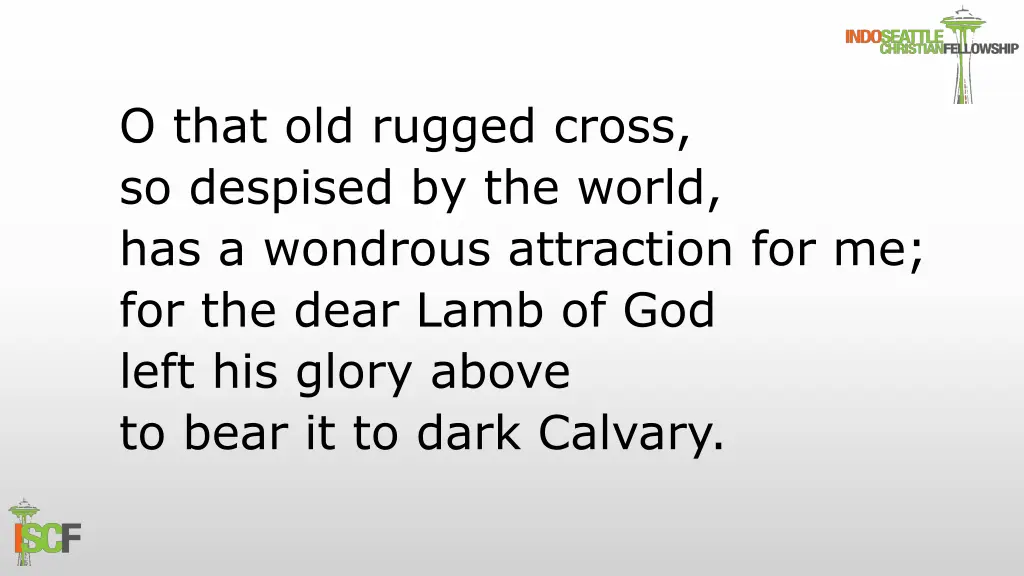 o that old rugged cross so despised by the world