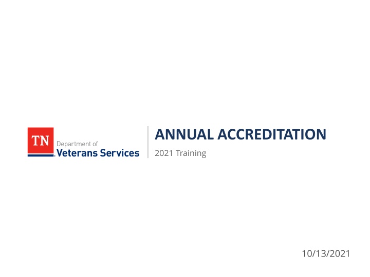 annual accreditation