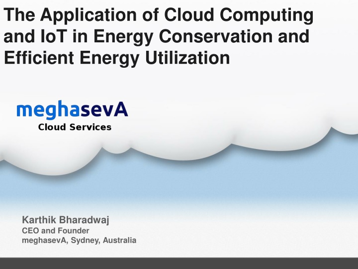 the application of cloud computing