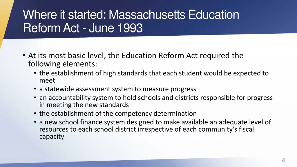 where it started massachusetts education reform