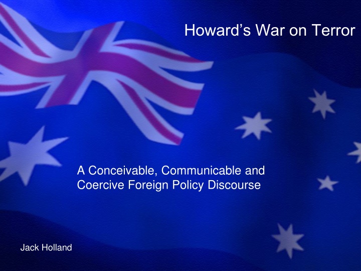 howard s war on terror