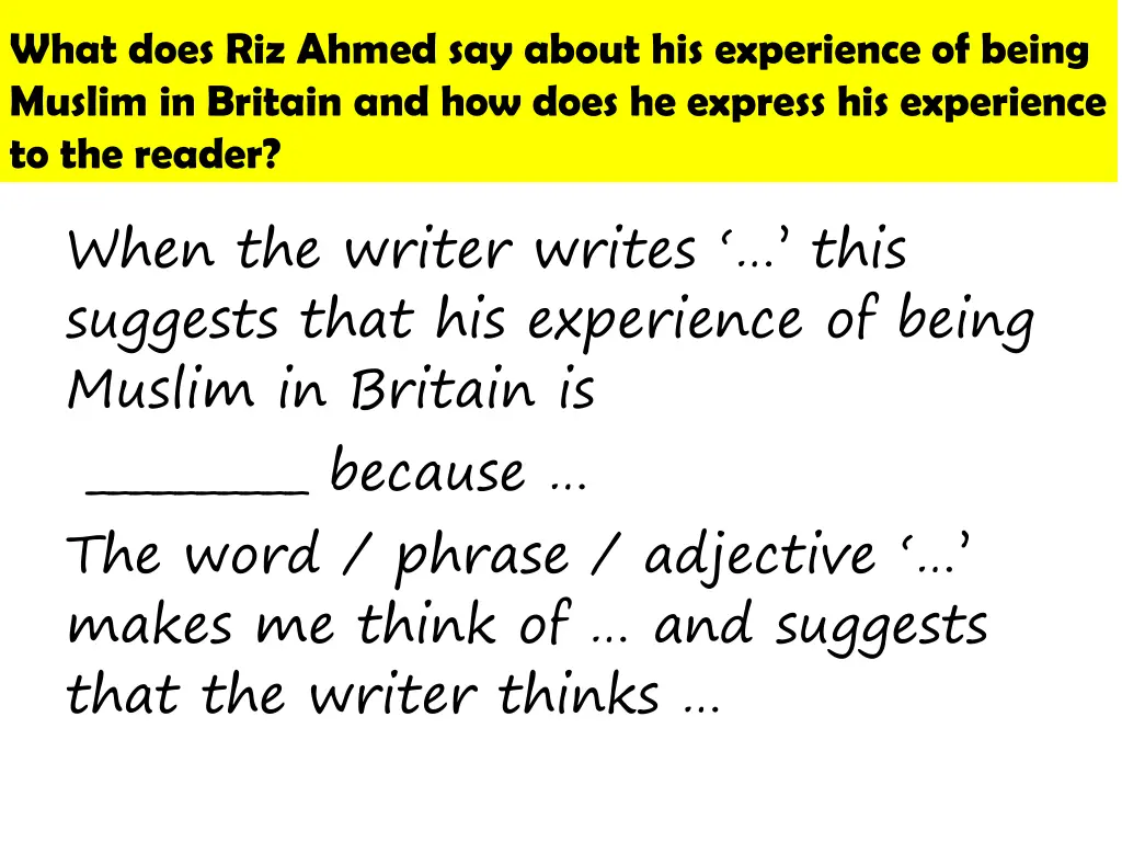 what does riz ahmed say about his experience 1