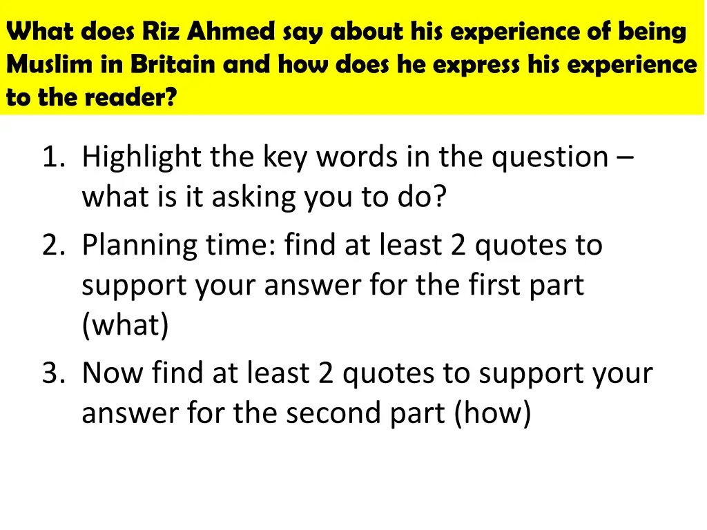 what does riz ahmed say about his experience