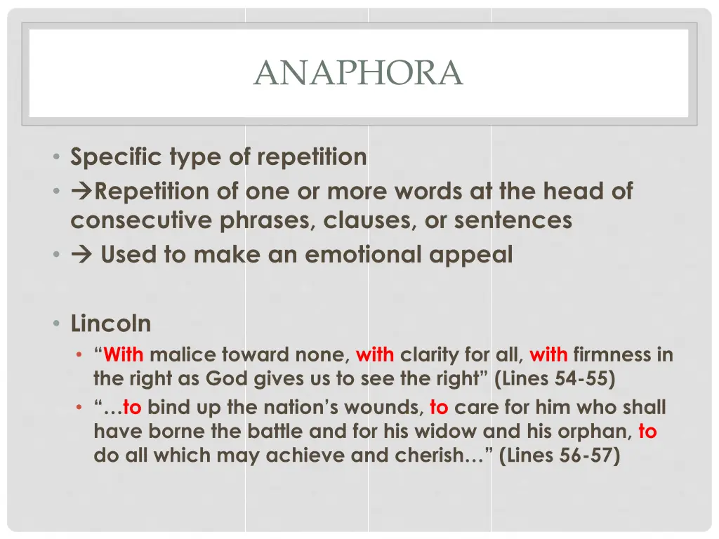 anaphora