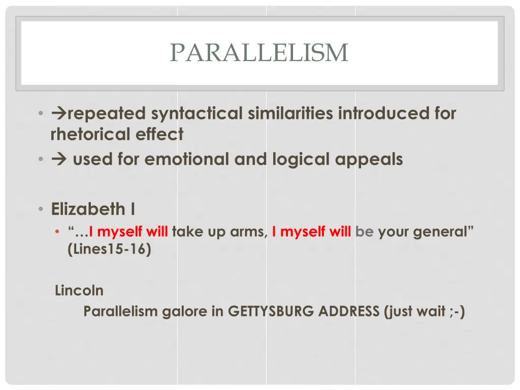 parallelism