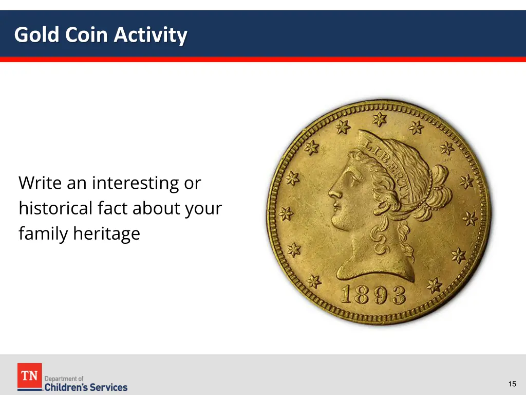 gold coin activity