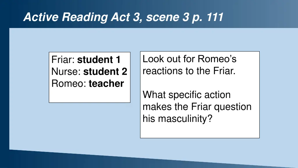 active reading act 3 scene 3 p 111