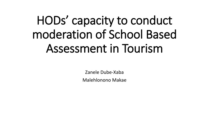 hods capacity to conduct hods capacity to conduct