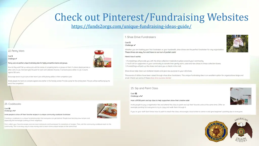 check out pinterest fundraising websites https