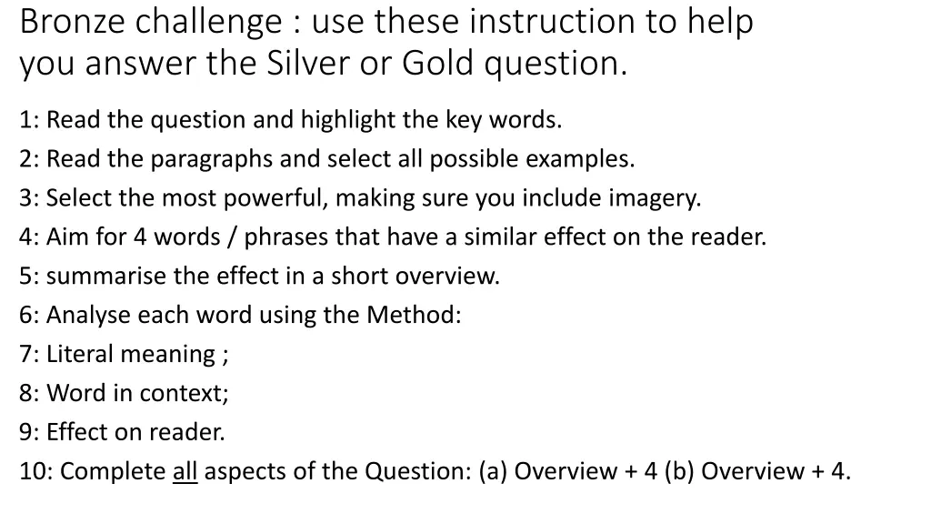 bronze challenge use these instruction to help