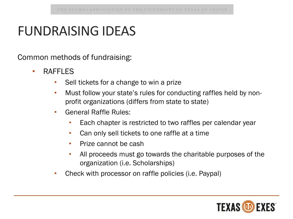 fundraising ideas