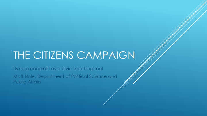 the citizens campaign