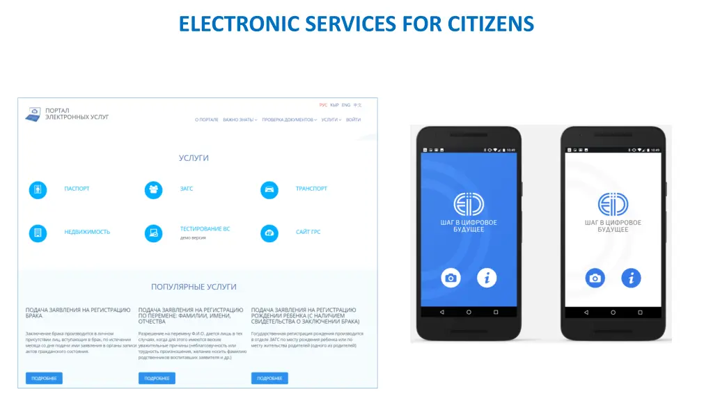 electronic services for citizens