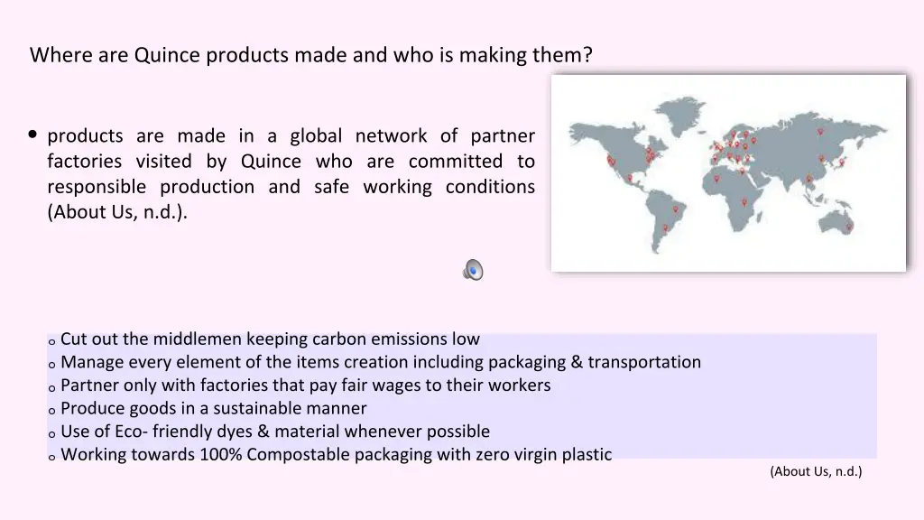 where are quince products made and who is making