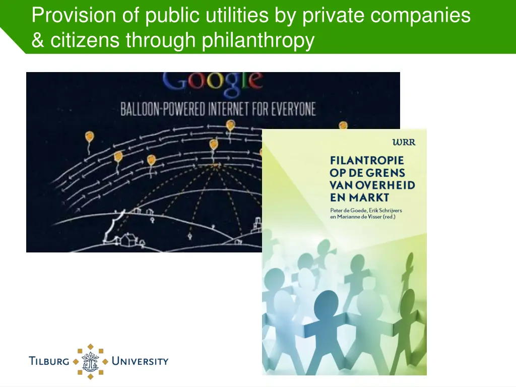 provision of public utilities by private