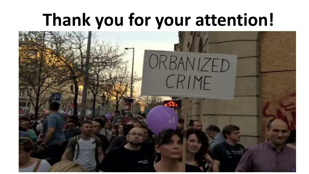 thank you for your attention