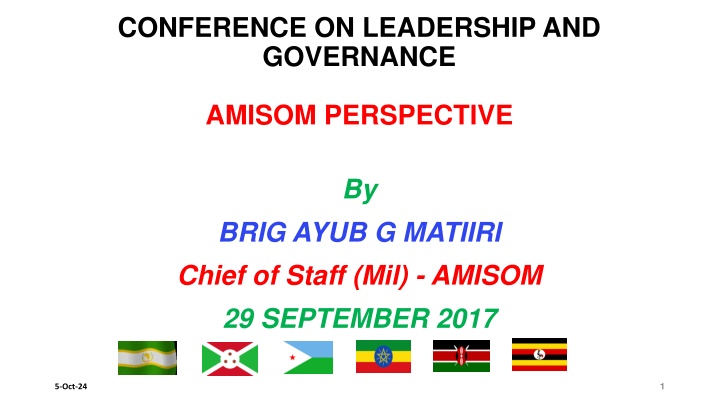 conference on leadership and governance