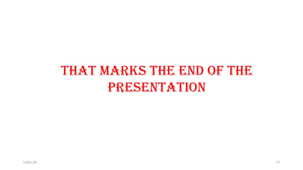 that marks the end of the presentation