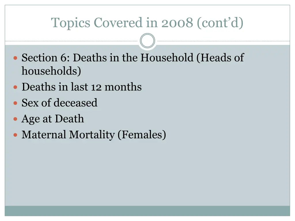 topics covered in 2008 cont d 4