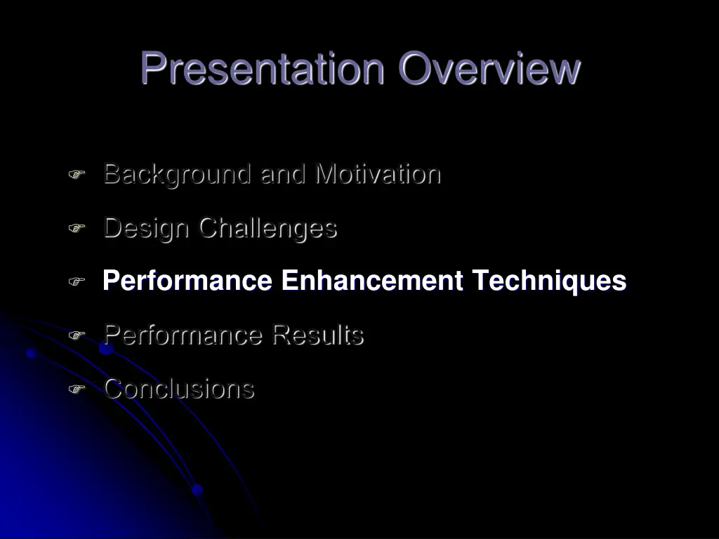 presentation overview 2