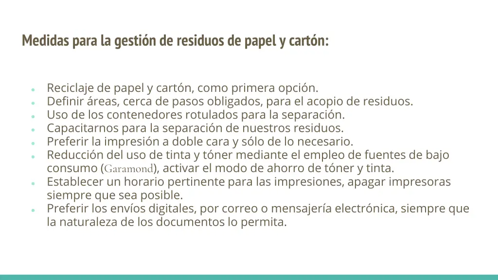 medidas para la gesti n de residuos de papel