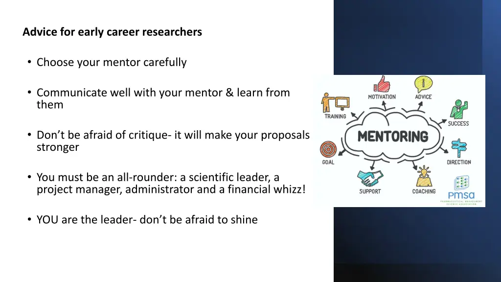 advice for early career researchers